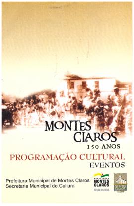 Programação Cultural Montes Claros 150 anos
